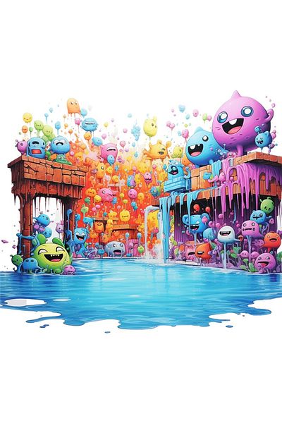 BV Decorative Sticker, Pastel Colors, Smiles, Multicolor, 69 cm, 1347STK-1