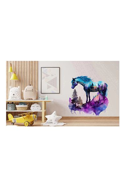 BV Decorative sticker, Horse, Multicolor, 60 cm, 1259STK-4
