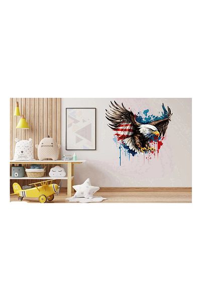 BV Decorative sticker, American Eagle, Multicolor, 60 cm, 1270STK-3
