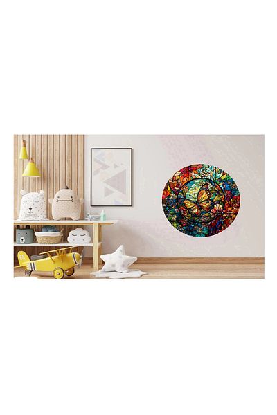 BV Decorative sticker, Butterfly, Multicolor, 60 cm, 1278STK-1