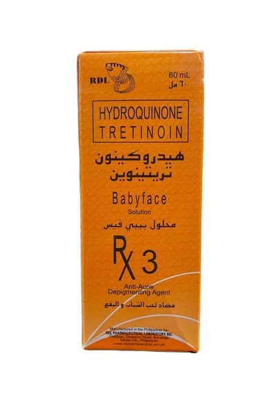 Babyface Hydroquinone Tretinoin Solution Clear 60ml