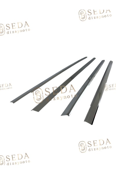 Seda Dizayn Oto Ford Focus 1 HB /SD 1998 > 2005 Cam Çıtası 4 Prç. P. Çelik