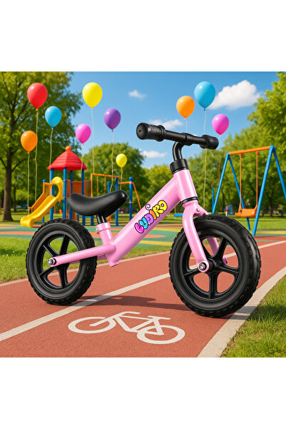 LUDIRO Bicicleta de Echilibru fara Pedale pentru Copii intre 2-5 Ani, Reglabi...