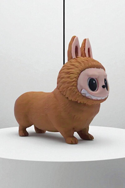 GiginGo Labubu Evolution – Sevimli Köpek Formu Figür Tasarımı - 10cm