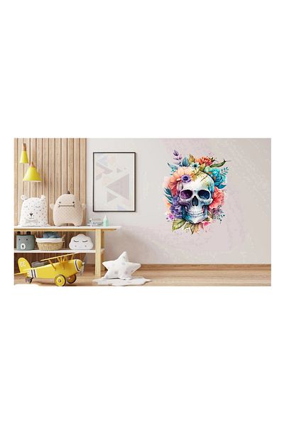 BV Decorative sticker, Skull, Multicolor, 82 cm, 1274STK