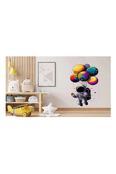 BV Decorative sticker, Astronaut, Multicolor, 90 cm, 1266STK-5