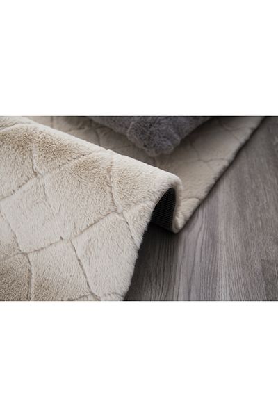 LOP Belgian Carpet Covorexpert Grofat 050, Various Sizes, Cream, 23 Mm Thread, Anti-Slip, Anti-Allergic