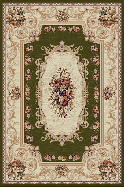 Lotos Carpet Covorexpert 535-310, Various Sizes, Green, 8 Mm Thread, Anti-Allergic, Living Room, Bedroom