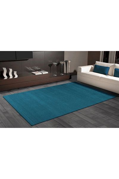Kolibri Covor Covorexpert 11000-140, 80 x 150 cm, Albastru, Fir 9 mm, Antialergic, Living, Dormitor