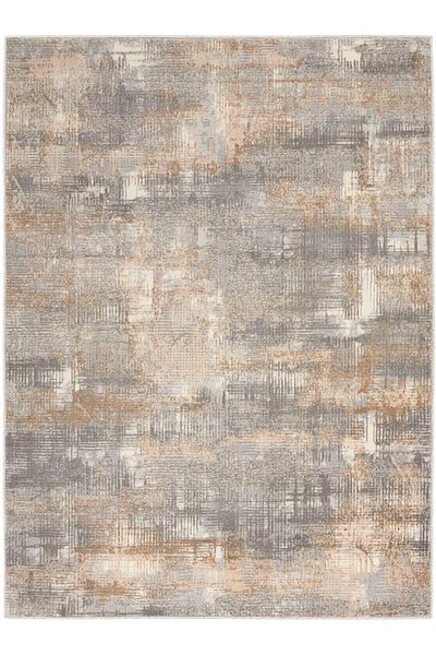 Calvin Klein Carpet Covorexpert Calvin Klein CK951, Grey, Beige, 160 x 221 cm, Modern, Ideal Living, Office