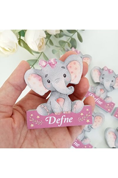 ELF REKLAM Newborn Magnet with Teddy Bear Figure 1 Year Old Magnet 10 Pieces