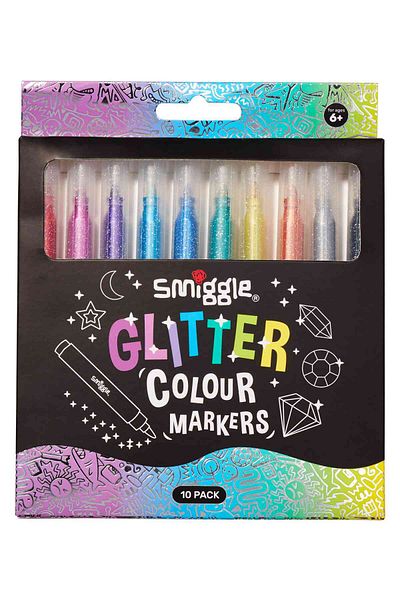 SMIGGLE Set of Glitter Marker Pens