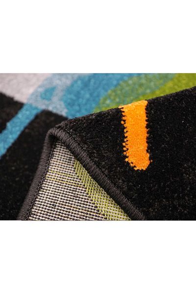 Kolibri Children's Room Carpet Covorexpert Cats 11096-180, 40 x 60 cm, Multicolor, 9 mm Thread, Anti-Allergic
