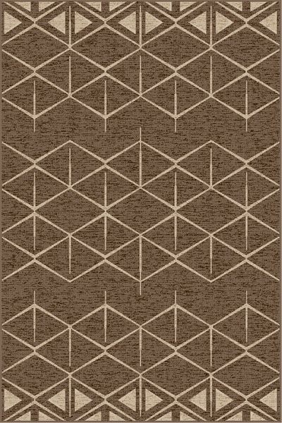 Daffi Carpet Covorexpert 13036-130, Various Sizes, Beige, Brown, 6 Mm Thread, Anti-Allergic, Living Room, Bedroom