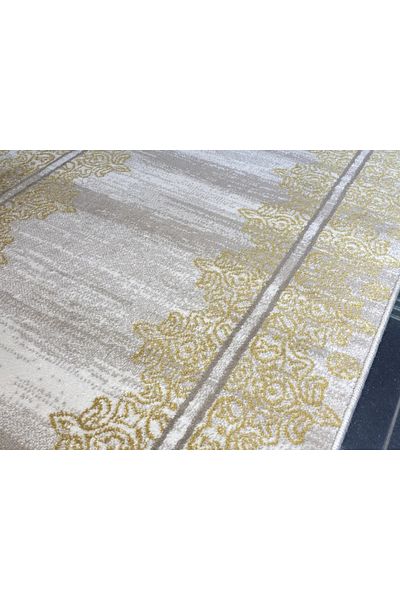 IRIS Carpet Covorexpert 28029-101, 160 x 230 cm, Gold, Gray, 8 mm thread, Anti-allergic, Living room, Bedroom