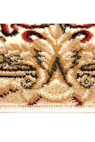 Lotos Oval Carpet Covorexpert 568-100, Various Sizes, Cream, 8 Mm Thread, Anti-Allergic, Living Room, Bedroom