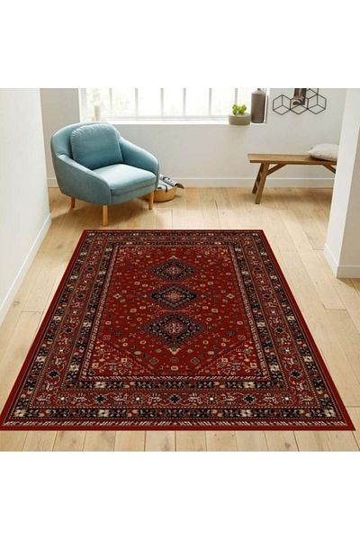Lotos Carpet Covorexpert 1531-220, 200 x 300 cm, Grena, Red, 8 mm thread, Antiallergic, Living room