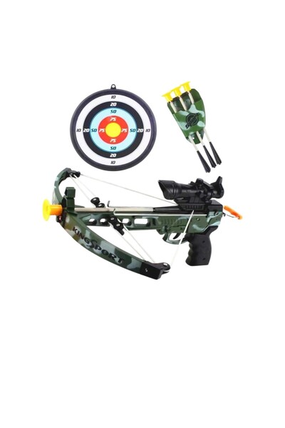 Sunman SEÇTİM ALDIM CROSSBOW ASKERİ OK SETİ 35881L SADAKLI HEDEFLİ 6+