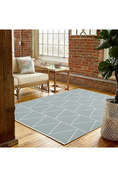 Dream Covor Covorexpert Scandinav 18002-119, 80 x 150 cm, Albastru, Fir 8 mm, Antialergic, Living