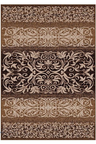 Luna Carpet Covorexpert 1803-12, 80 x 150 cm, Brown, 6 mm thread, Anti-allergic, Living room, Bedroom