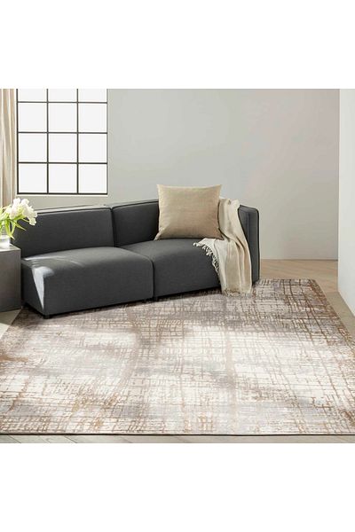 Calvin Klein Carpet Covorexpert Calvin Klein CK950, Cream, Beige, Grey, 122 x 183 cm, Modern, Ideal Living