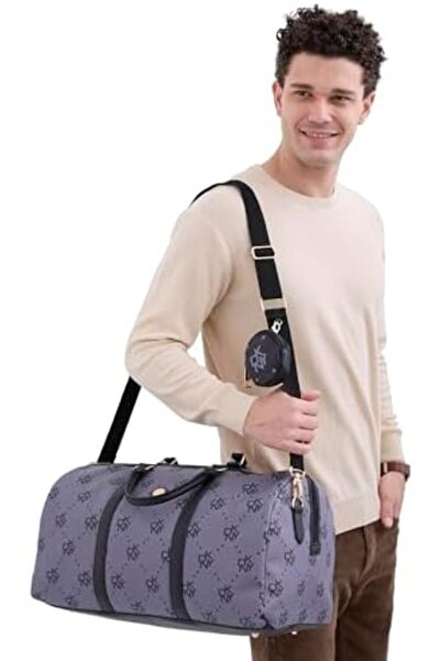 Dkny STREET CRED Gym Bag, Sports Bag with Waterproof Pocket for Wet Towels, Workout Outdoor, Overnight an