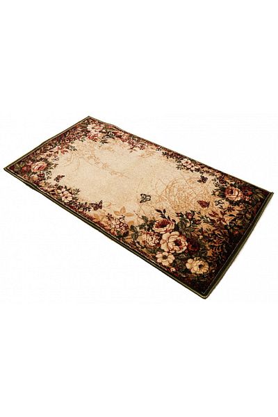 Lotos Carpet Covorexpert 15003-130, Various Sizes, Beige, Green, 8 Mm Thread, Anti-Allergic, Living Room