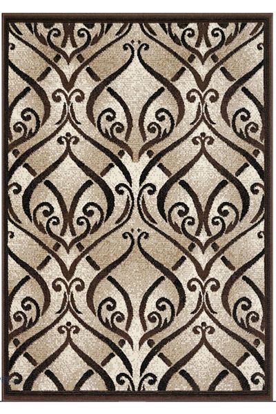 Luna Carpet Covorexpert 1802-11, 80 x 150 cm, Brown, 6 mm thread, Anti-allergic, Living room, Bedroom