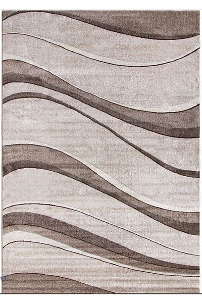 Daffi Carpet Covorexpert 13001-120, Various Sizes, Beige, Brown, 6 Mm Thread, Anti-Allergic, Living Room, Bedroom