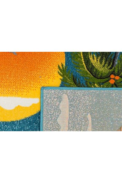 Kolibri Children's Room Carpet Covorexpert Pirates 11059-180, 80 x 150 cm, Multicolor, 9 mm Thread, Anti-Allergic