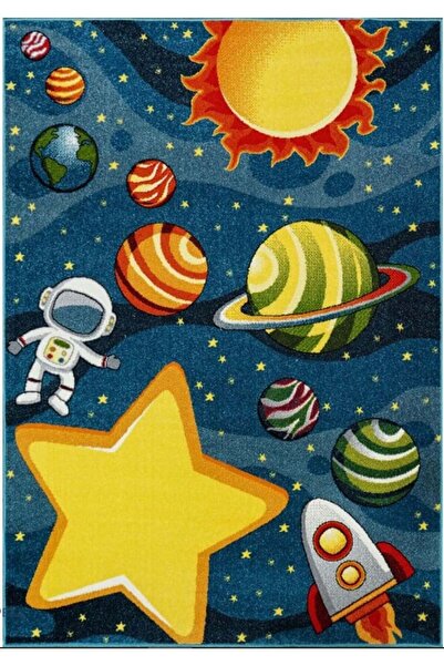 Kolibri Covor Camera Copii 11441-142, Albastru, Fir 9 mm, Antialergic