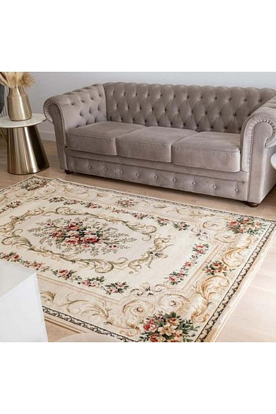 Lotos Carpet Covorexpert 535-106, Various Sizes, Beige, Cream, 8 Mm Thread, Anti-Allergic, Living Room, Bedroom