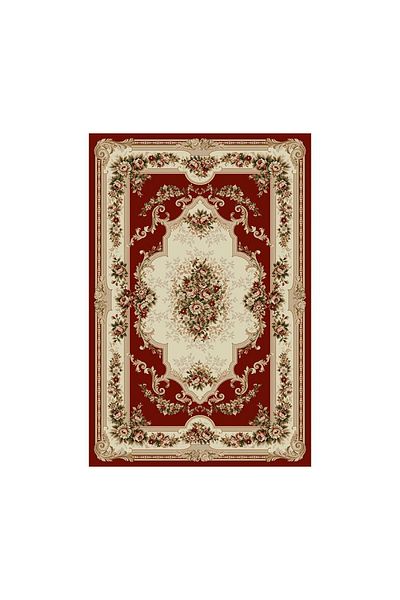 Covorexpert Carpet Lotos 574-210, 50 x 80 cm, Red, 8 mm thread, Anti-allergic, Living room, Bedroom