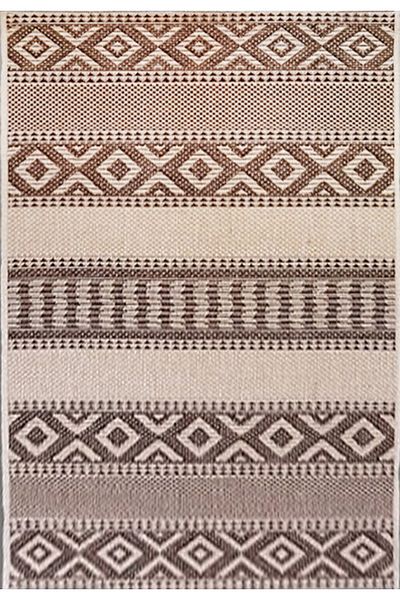 Covorexpert Jute Kitchen Rug, Natura 982-19, Various Sizes, Cream, Brown, Anti-Allergic,, Terrace