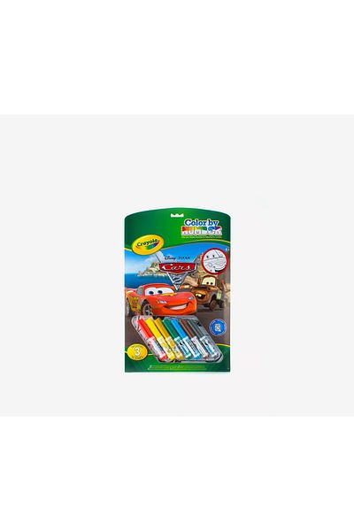 Crayola Color By Number Cars 2, Green and Red Combo