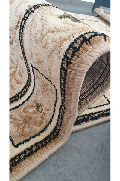 Lotos Carpet 542-100, Beige, Cream, 8 Mm Thread, Anti-Allergic, Living Room, Bedroom