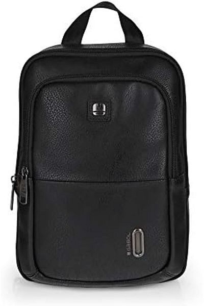 Gabol Snap Black Backpack with Zip Pocket