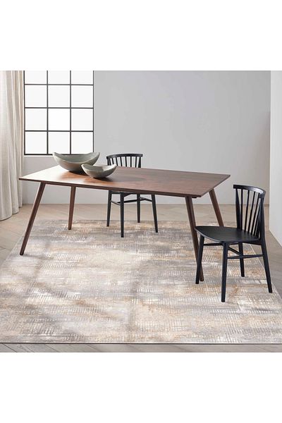 Calvin Klein Carpet Covorexpert Calvin Klein CK951, Grey, Beige, 160 x 221 cm, Modern, Ideal Living, Office