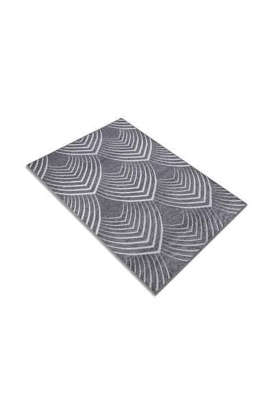 Oksi Carpet Covorexpert 38009-608, 120 x 200 cm, Gray, 6 mm thread, Anti-allergic, Living room, Bedroom