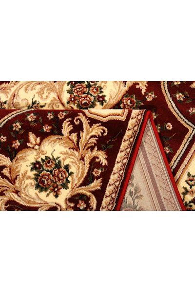 Covorexpert Lotos Carpet 531-220, 60 x 110 cm, Grena, Red, 8 mm Thread, Anti-Allergic, Living Room, Bedroom