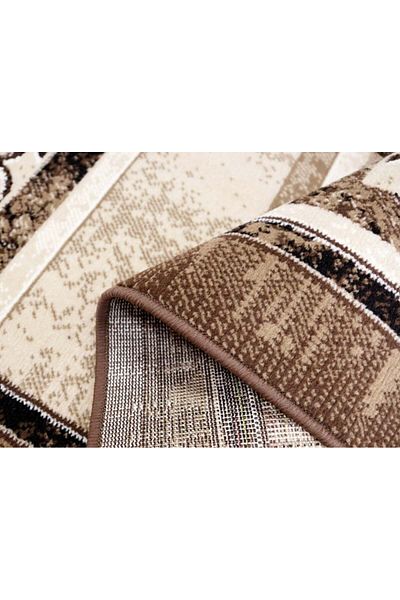 Luna Carpet Covorexpert 1835-12, 50 x 80 cm, Cream, Brown, 6 mm thread, Anti-allergic, Living room, Bedroom