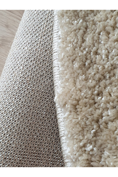 Fantasy Round Carpet 12500-80, Beige, 30 Mm Thread, Anti-Allergic, Living Room
