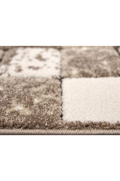 FASHION Oval Carpet Covorexpert 32018-120, Various Sizes, Cream, Brown, 12 Mm Thread, Anti-Allergic, Living Room