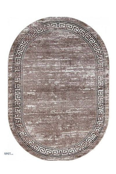 Mira Oval Carpet Covorexpert 24001-121, Various Sizes, Brown, Beige, 6 Mm Thread, Anti-Allergic, Living Room
