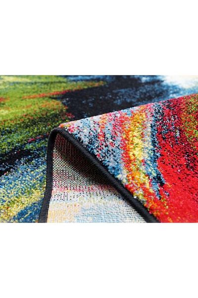 Kolibri Round Carpet for Children's Room Covorexpert Brush 11017-180, 80 x 80 cm, Multicolor, 9 mm Thread, Anti-Allergic