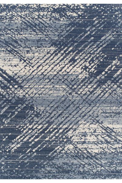 Toscana Covor Premium Egiptean Covorexpert 4L, 120 x 200 cm, Albastru, Gri, Fir 10 mm, Antialergic