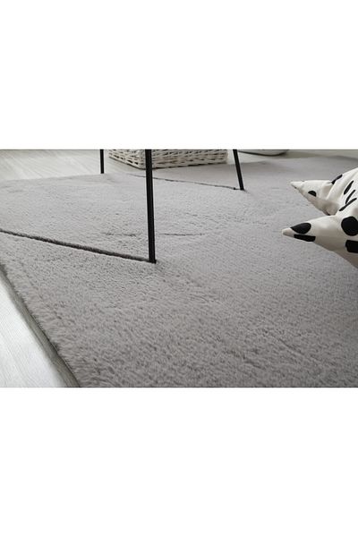 LOP Premium Belgian Carpet Covorexpert 070, 160 x 230 cm, Grey, 23 mm Pile, Anti-Slip, Anti-Allergic