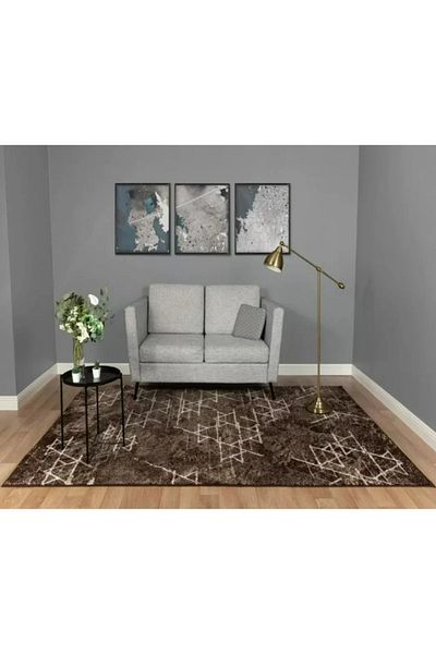 Mira Carpet Covorexpert 24032-430, 120 x 170 cm, Brown, 6 mm thread, Anti-allergic, Living room, Bedroom
