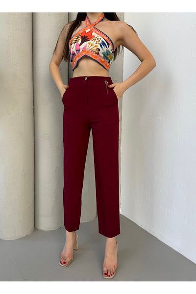 sarıdağ Carrot Leg Bell Bottom Pants