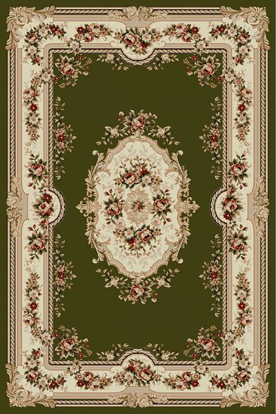 Lotos Carpet Covorexpert 575-310, Various Sizes, Green, 8 Mm Thread, Anti-Allergic, Living Room, Bedroom